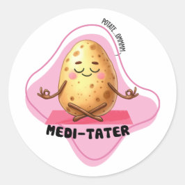 Adesivo Redondo Medi-Tater, Batata Pun |