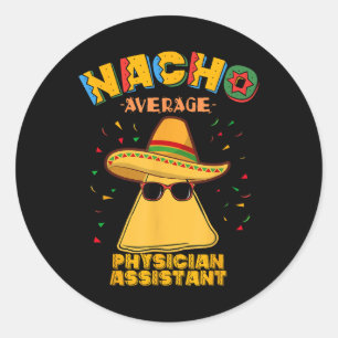 Adesivo Redondo Média Nacho Médico Istant Cinco De Mayo