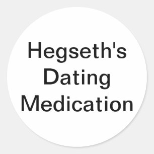 Adesivo Redondo Medicação para Namoro de Hegseth Hankamer Artjunkh