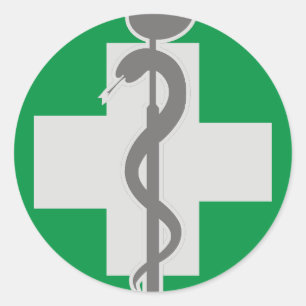 ADESIVO REDONDO MEDICINA