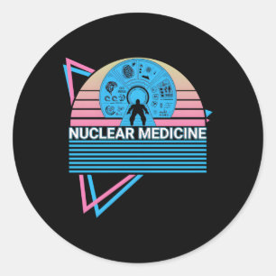 Adesivo Redondo Medicina Nuclear