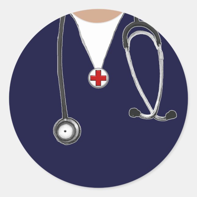 Adesivo Redondo Médico (Frente)
