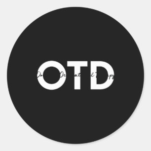 Adesivo Redondo Médico Da Terapêutica Ocupacional Otd