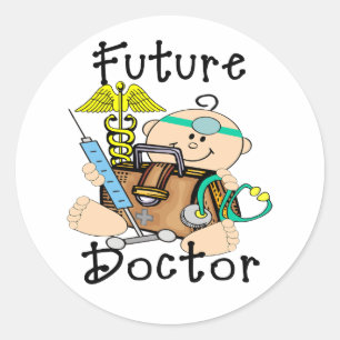 Adesivo Redondo Médico Futuro