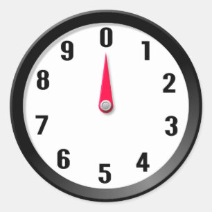 Adesivo Redondo Medidor 0