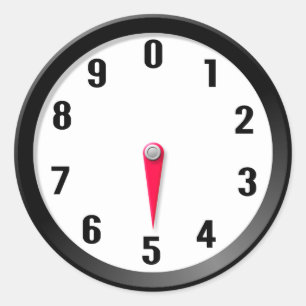 Adesivo Redondo Medidor 5