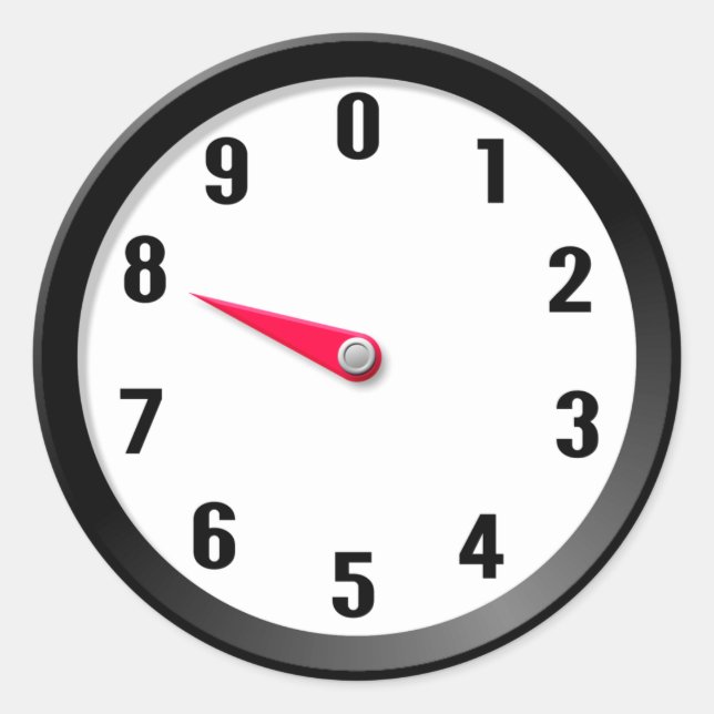 Adesivo Redondo Medidor 8 (Frente)