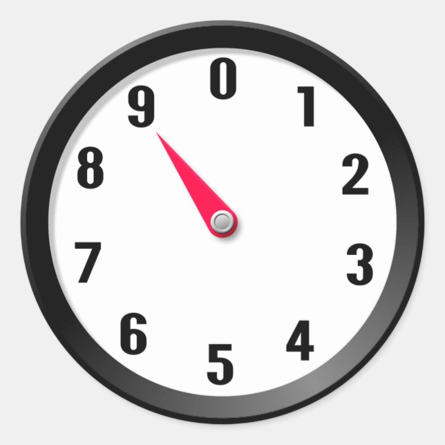 Adesivo Redondo Medidor 9 (Frente)