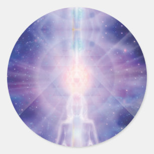 Adesivo Redondo Meditador