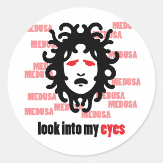 Adesivo Redondo Medusa