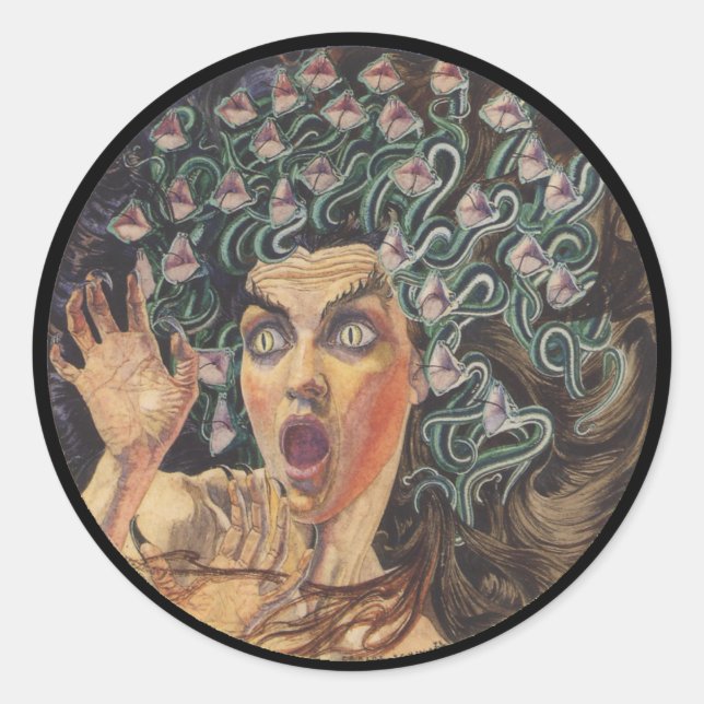 Adesivo Redondo Medusa 1895 (Frente)