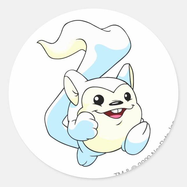 Adesivo Redondo Meerca White (Frente)