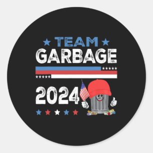 Adesivo Redondo Mega Garbage Orud Trump Apoiador 1