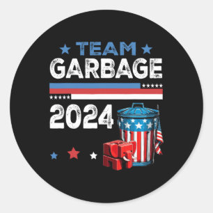 Adesivo Redondo Mega Garge Orgulhosa Trump Supporter