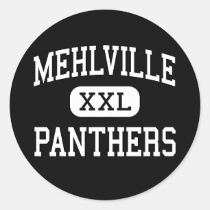 Adesivo Redondo Mehlville - panteras - alto - Saint Louis Missouri