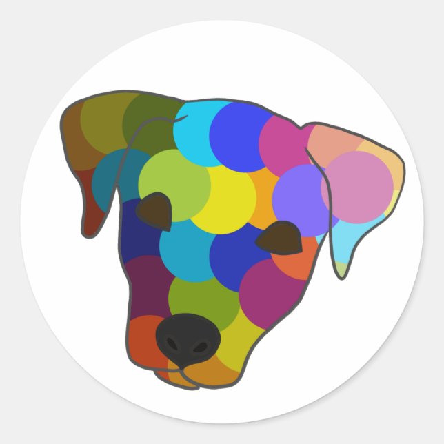 Adesivo Redondo Meia-noite (Frente)