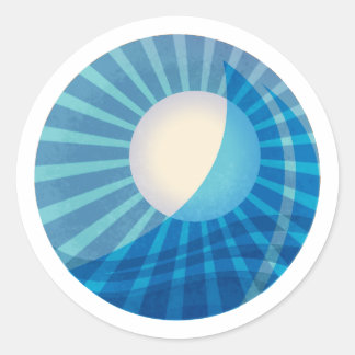 Adesivo Redondo Meia-noite do Véu