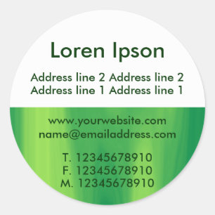 Adesivo Redondo Meia textura e negócios / perfil branco 07