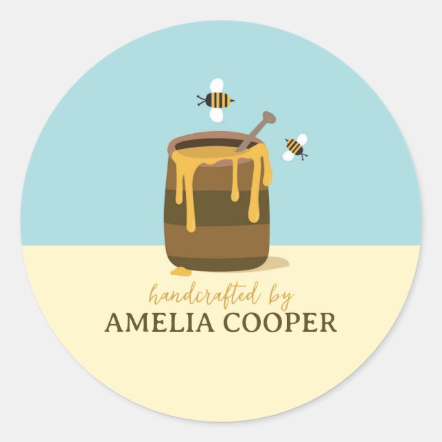 ADESIVO REDONDO MEL (Frente)