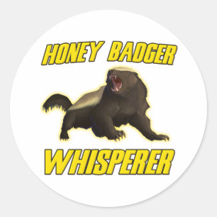 Adesivo Redondo Mel Badger Whisper