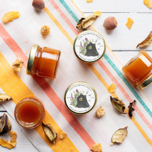 Adesivo Redondo Mel Jar Labels Abelhas de mel Apiary
