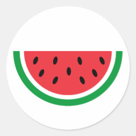 Adesivo Redondo Melancia da Palestina