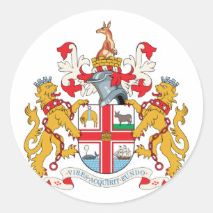 Adesivo Redondo melbourne, Austrália