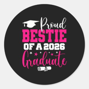 Adesivo Redondo Melhor Amiga Senior Orgulhosa Melhor Amiga Turma