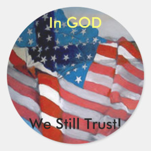 Adesivo Redondo Melhor bandeira transversal de América