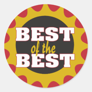 Adesivo Redondo Melhor do melhor