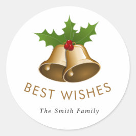Adesivo Redondo Melhor Família Jingle Bells Smith