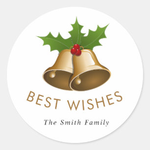 Adesivo Redondo Melhor Família Jingle Bells Smith