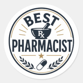 Adesivo Redondo Melhor Farmacêutico