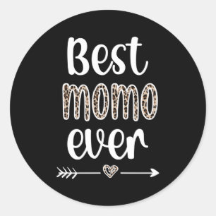 Adesivo Redondo Melhor Momo Nunca Momo Avó Apreciação Momo