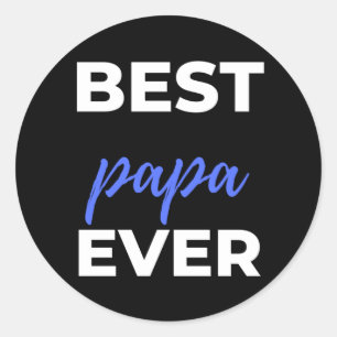 Adesivo Redondo Melhor Papa Nunca