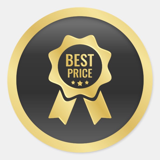 Adesivo Redondo Melhor venda (Frente)