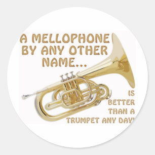 Adesivo Redondo Mellophone por algum outro nome
