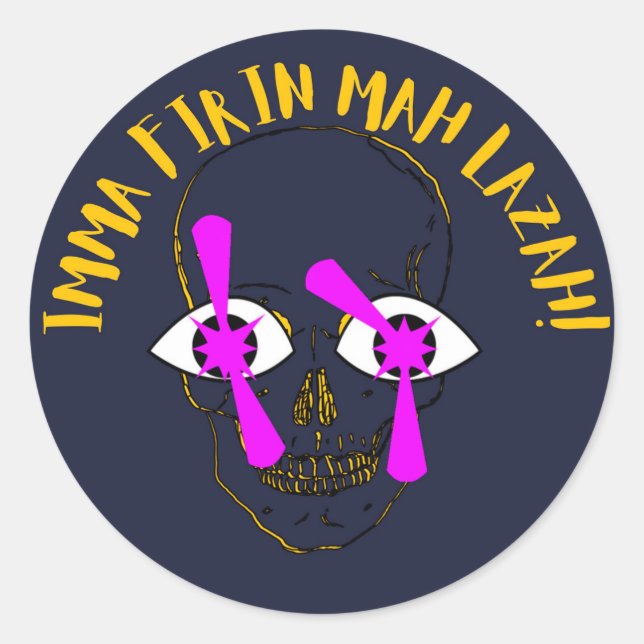 ADESIVO REDONDO MEME (Frente)