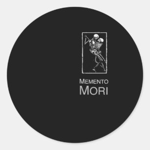 Adesivo Redondo Memento Mori Stoicismo Citação Epictetus Gifts Sto