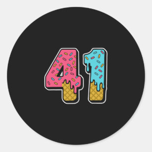 Adesivo Redondo Memória Drip De 41 Sorvetes 41 Gen Alpha Sl