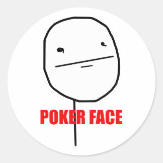 Adesivo Redondo Memória Poker Face