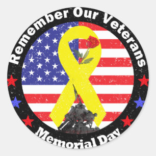Adesivo Redondo Memorial Day