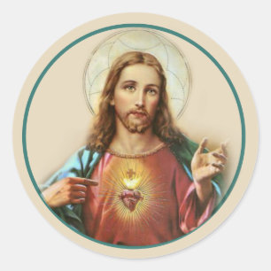 Adesivo Redondo Memorial de Jesus Cristo, Simpatia Católica