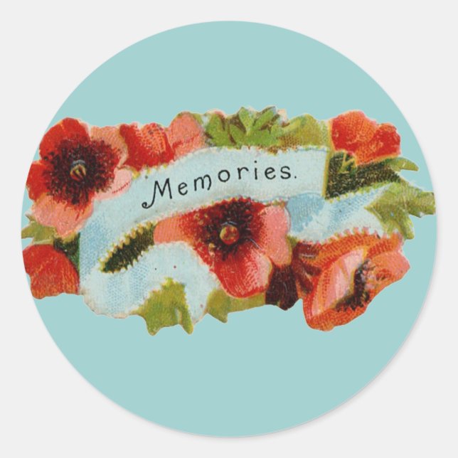 Adesivo Redondo Memory Sticker (Frente)