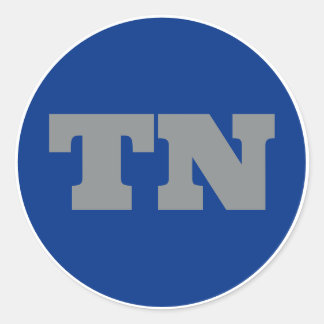 Adesivo Redondo Memphis (TN) - Cinza azul x branca