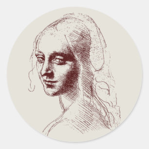 Adesivo Redondo menina