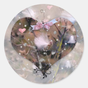 Adesivo Redondo Menina feminino!