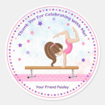 Meninas Tumbling Birthday Favorecem ginástica