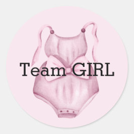 Adesivo Redondo Menino gênero revelador