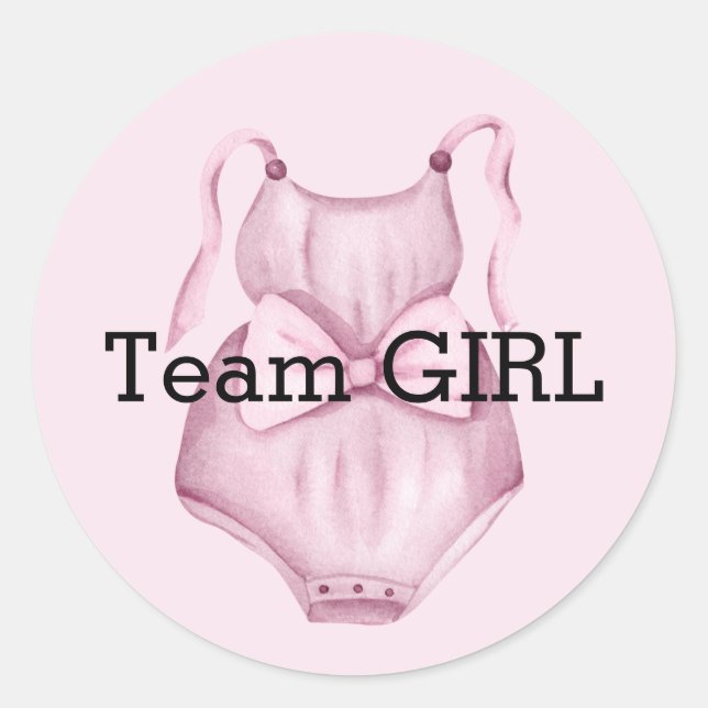 Adesivo Redondo Menino gênero revelador (Frente)